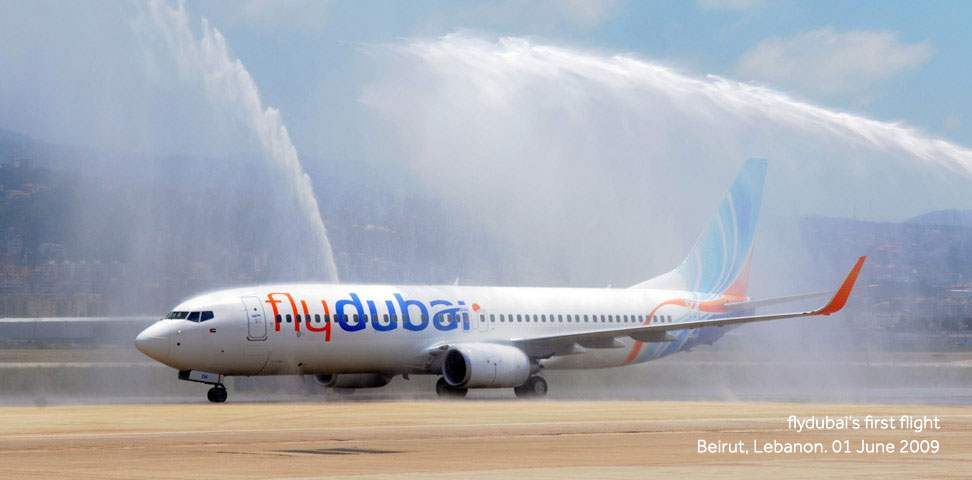 اولین پرواز هواپیمایی فلای دبی در سال 2009